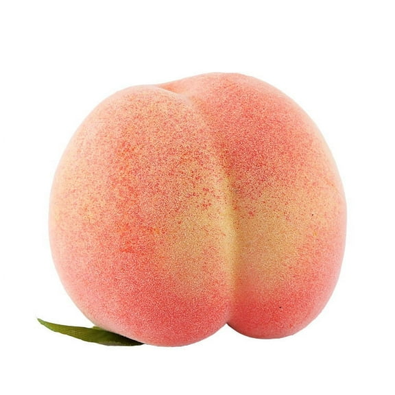 Nvzi 12 simulated peaches simulated fruit home kitchen table cabinet party decoration photography props food (flat head peach)