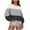 White, variant on HOMBOM Womens Sweatshirt Lightweight Pullover Fall Pink Long Sleeve Crew Neck Oversized Tops for Women