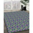 thumbnail image 3 of Ahgly Company Machine Washable Indoor Square Transitional Green Area Rugs, 3' Square, 3 of 7