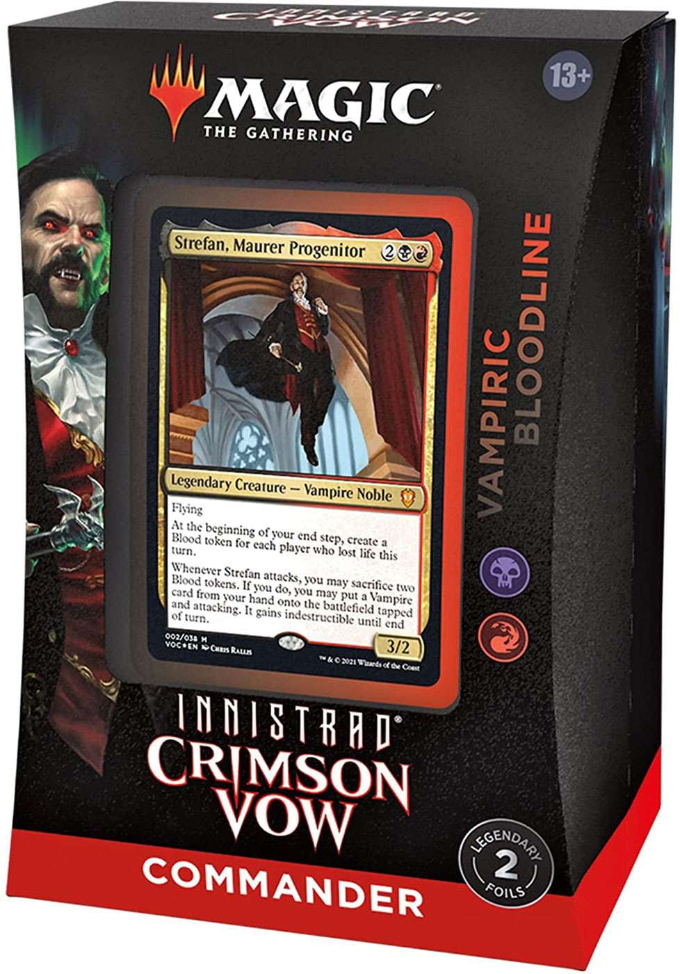 MtG Innistrad Crimson Vow Vampiric Bloodline Commander Deck