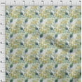 thumbnail image 4 of oneOone Cotton Jersey Lime Green Fabric Florals Diy Clothing Quilting Fabric Print Fabric By Yard 58 Inch Wide, 4 of 4