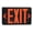 Black / Red, variant on Royal Pacific LED Exit Sign Light