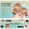 thumbnail image 7 of Invisibobble "Clicky Bun" Bun Shaper - Pretzel Brown, 7 of 7