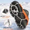 thumbnail image 1 of Snow 18 Spikes TRACTION TROSS MUJERES HOMBRES anti-Slip Snow Snow Agros con Bolsas de Almacenamiento para Caminar de Caminata de Montañismo, 1 of 7