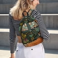 thumbnail image 6 of Yiaed Fox Bathtub Floral Art Print Backpack, Premium Laptop Backpack, Travel Backpack for Women, Lightweight Backpacks, Comfortable Back Pack-Medium, 6 of 7