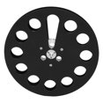 thumbnail image 2 of 1/4 7 Inch Empty Tape Reel Aluminum Alloy 11 Hole Universal Opening Machine Part Recording Takeup Reel Black, 2 of 8