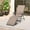 Espresso, variant on Pellebant Outdoor Chaise Lounge Aluminum Patio Folding Chair,Gray