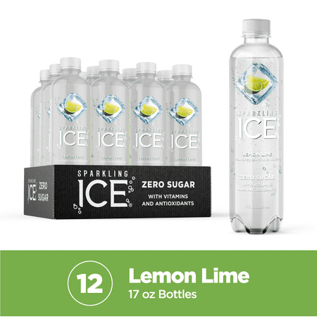 Sparkling Ice Naturally Flavored Sparkling Water  Lemon Lime  17 Fl Oz  12 Count