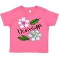 thumbnail image 3 of Inktastic Mississippi Magnolia Flowers and Leaves Boys or Girls Toddler T-Shirt, 3 of 5