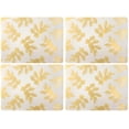 thumbnail image 2 of Portmeirion Etched Leaves - Placemat Set of 4 Light Grey, 2 of 7