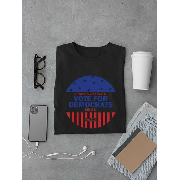 Vote For Democrats T-shirt Female's -SmartPrintsInk Designs