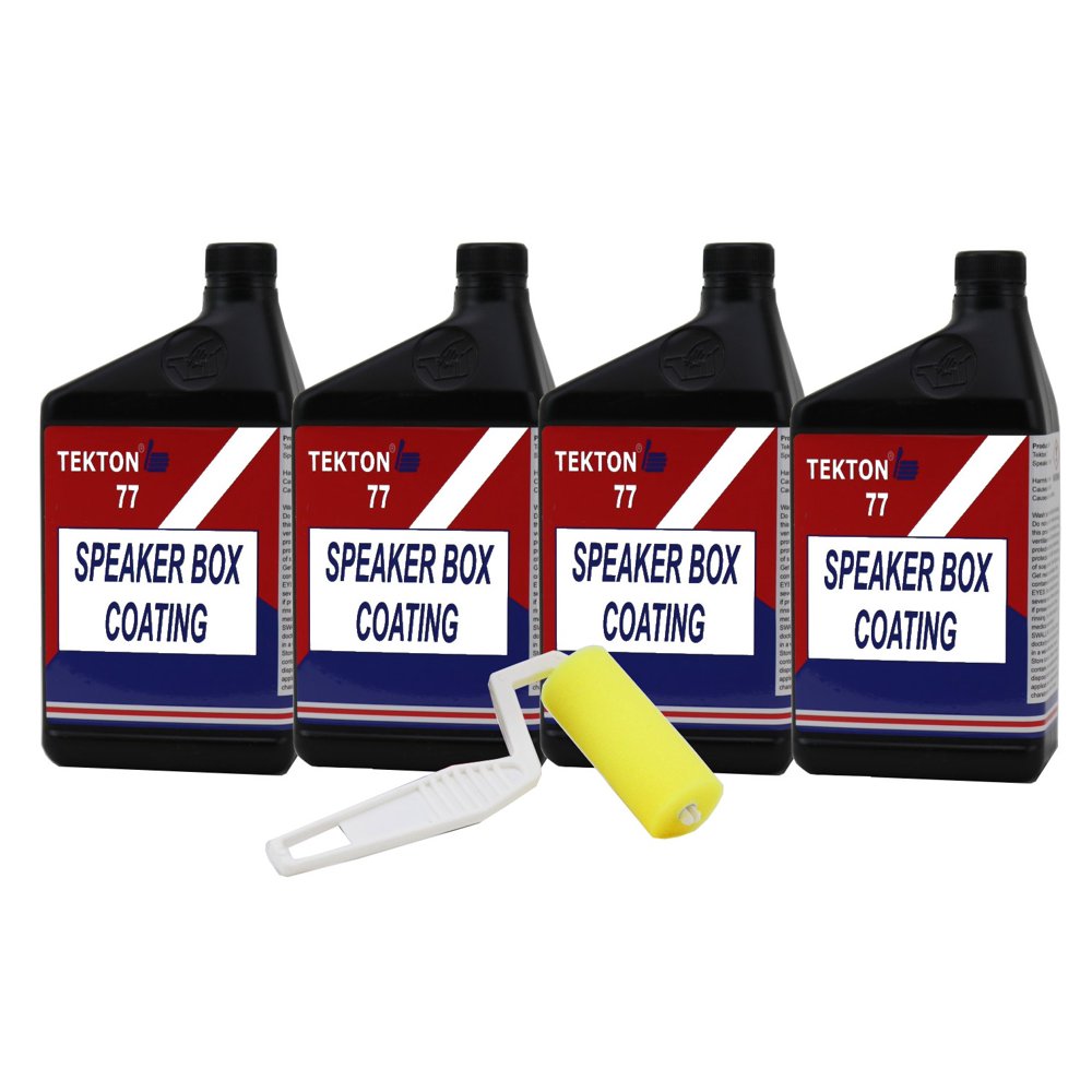 TEKTON 77 Speaker Box Coating Paint 4 Quarts with 1 Roller Walmart
