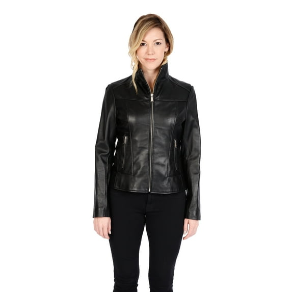 EXcelled Women's Lambskin Leather Scuba