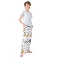 thumbnail image 3 of FORMRS Boys Pajama Pants with Pockets Size 13-14Y Kids Lounge Sleep Bottoms, Blue Magical Halloween, 3 of 8