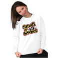thumbnail image 3 of Retro Candy Small Sweet Tootsie Roll Women Crewneck Sweatshirt Brisco Brands M, 3 of 6