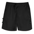 thumbnail image 3 of Ndbuld Men's Hiking Cargo Shorts Dress Lightweight 9" Outdoor Sports Work Shorts Golf Casual Hike Camping with 4 Pockets Black XL, 3 of 7