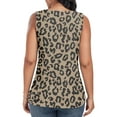 thumbnail image 3 of FIUFY Womens Tank Tops Sleeveless Button Down Shirts V Neck Tie Front Knot Tunic Blouses, 3 of 4