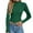 121#Dark Green, variant on Women's Mock Turtleneck Sweater Ribbed Knit Long Sleeve, Basic Slim Fit Fall Winter Pullover Black XL