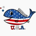 thumbnail image 2 of CafePress - American Fishy - Adjustable Unisex Printed Trucker Hat with Mesh Back, 2 of 8