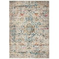 thumbnail image 2 of Safavieh Madison Collection MAD474F Boho Distressed Medallion Non-Shedding Stain Resistant Living Room Bedroom Accent Rug, 2'2" x 4', Grey / Gold, 2 of 4