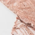 thumbnail image 6 of BalsaCircle 72x72 in Blush Wavy Embroidered Sequined Tulle Square Table Overlay Party Events Decorations Supplies, 6 of 8