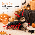 thumbnail image 2 of Cat Centipede Costume for Halloween, Adjustable Insect Cosplay Outfit for Cats and Small Dogs, Vivid Multi-Leg Pet Cloak for Costume Party, Photos and Dress Up, 2 of 6