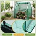 thumbnail image 5 of XIlee 36*18*33in Mini Greenhouse with PE Cover,Waterproof Pad for Small Plants Nursery Germination Plant Cover Tent for Garden Small Plants Indoor Outdoor, Green PE, 5 of 12