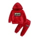 thumbnail image 2 of Sudadera Para Niños Pequeños, Telas De Terciopelo Para Bebés, Abrigo, Pantalones, Conjunto De 2 Uds, Suéter Para Niños, Niños, Niñas, Rojo Odeerbi LM103-1456, 2 of 9