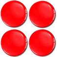 thumbnail image 1 of Skino 4 x (55mm / 2.17) 3D Gel Silicone Stickers Rims Wheel Center Centre Hub Caps Auto Tuning Red A 1055, 1 of 2