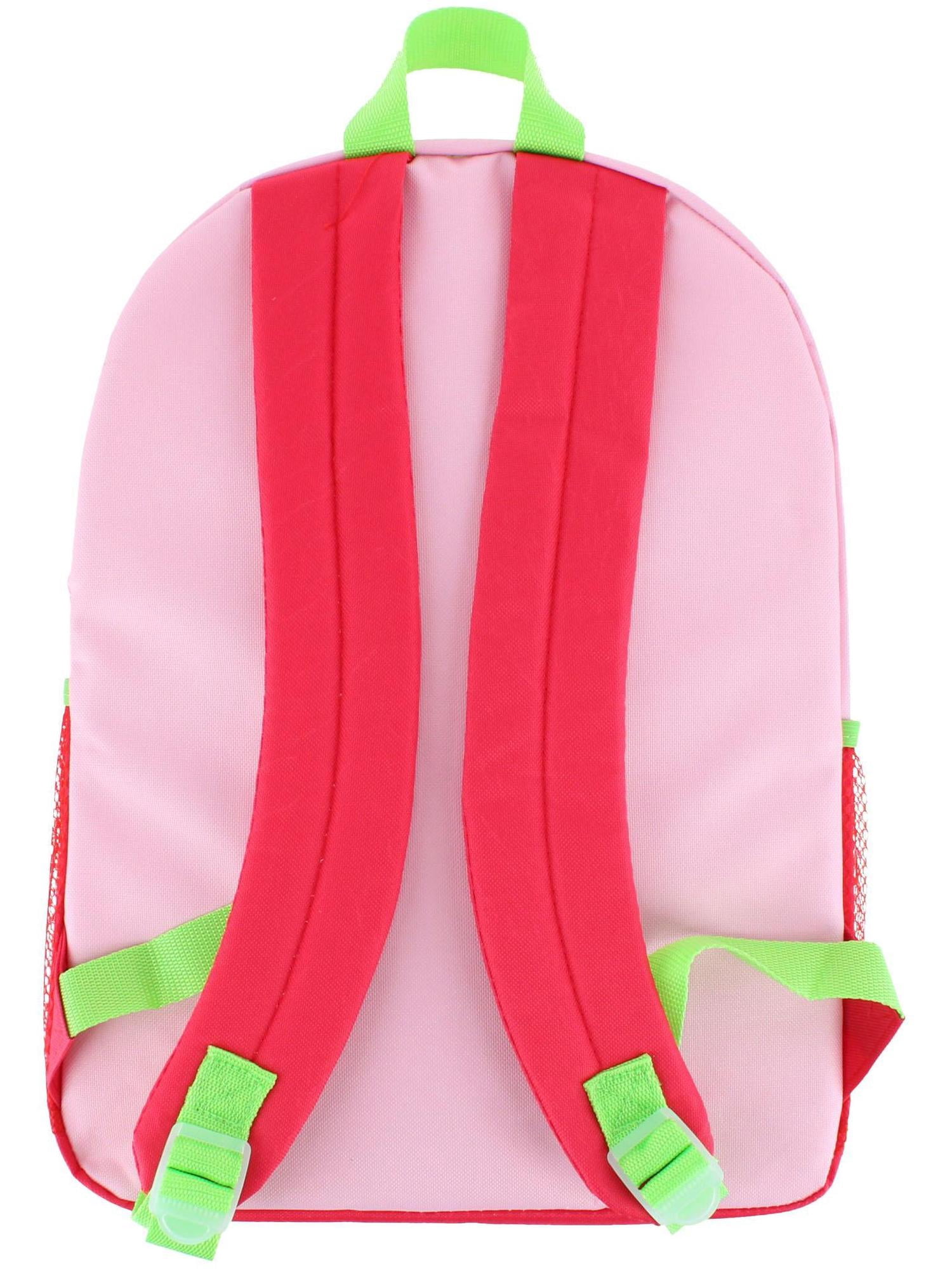Strawberry Shortcake 16" Backpack Bottom Half Moon with 1 Front Pocket