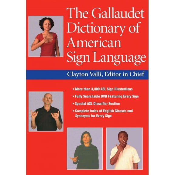 Pre-Owned The Gallaudet Dictionary of American Sign Language (Paperback) 9781563682827