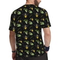 thumbnail image 2 of Rocae Bee Floral for Men's Mesh Quick-Dry Short Sleeve Workout T-Shirt,Mens Crew Neck Tee Lightweight Soft Classic T Shirts 4X-Large, 2 of 9