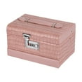 thumbnail image 2 of Caja de joyería grande Fernando Organizador de aretes Rosa, 2 of 8