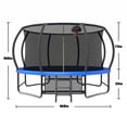 thumbnail image 4 of 14FT Trampoline for Kids for Gift, SHINPT Outdoor Trampoline with Shoes Storage, Kids Trampoline 14FT with Basketball Hoop, Large Trampoline Outdoor for Backyard, Big Trampoline for Kids, 4 of 4