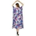 thumbnail image 7 of Bimba Women Long Kaftan Rayon Maxi Dress Smocked Back Caftan Gown Coverup, 7 of 7