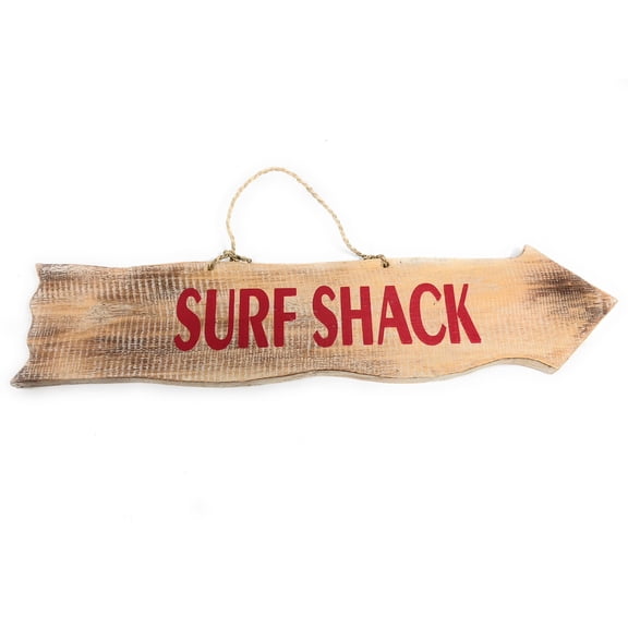 Surf Shack Driftwood Sign 20" - Tiki Bar Decor | #snd2505750