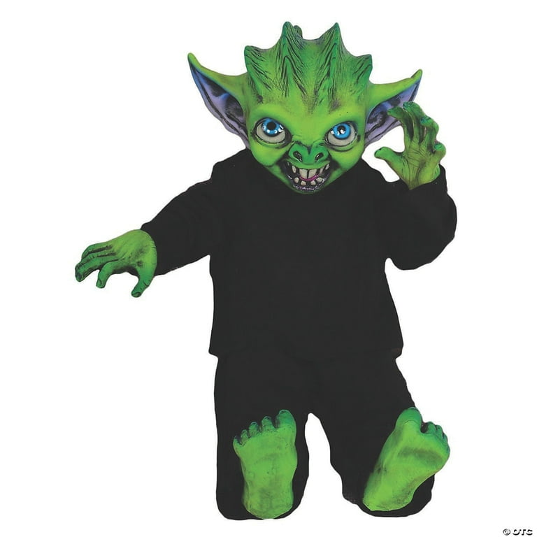 Distortions Realistic Gremly Monster Kid Prop with Adjustable Arms