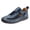 Blue, variant on Women's Men's Vintage Stitching Mesh Leather Patchwork High Top Fashion Sneakers Fall Breathable Casual Slip on Walking Flat Non Slip Driving Work Tennis Shoes Blue Size 8
