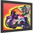 thumbnail image 2 of Trademark Fine Art Profile Boxer by Dean Russo, Black Frame 16x20, Multi-Color, 2 of 6