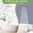 thumbnail image 3 of Universal Bathtub Tub Spout with Diverter, Fits 1/2" Slip-Fit Copper Pipe and 1/2" IPS & 3/4" IPS Thread Connections, Bathroom Bathtub Faucet with Adapters and Hex Wrench, (Chrome), 3 of 5