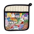 thumbnail image 1 of Betsy Drake PT938 Boats At Steps Pot Holder, 1 of 1