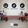 thumbnail image 4 of Hathaway Challenger 9-ft Shuffleboard Table With Dark Cherry Finish, Hardwood Playfield and Storage Cabinets, 4 of 7