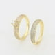 thumbnail image 3 of Anillo Compromiso Aesthetic Alianza Swarovski Oro 14k Lam dorado 9, 3 of 8