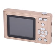 BIMZUC 4K Digital Camera 48MP 16x Zoom Compact Point and Shoot Vlogging Camera for Travel Students Beginners with 2.4 inches / 6.1 cm IPS Screen Anti Shake Video Recording Built-in Flash Gold