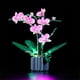 thumbnail image 2 of Kit de construcción de orquídeas LED,Kit de construcción de orquídeas LED Juego de luces LED Pantalla Decoración de plantas Funcionalidad inteligente, 2 of 8