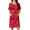 Red Floral, variant on EKOUAER Womens Nightgown Solid Color Causal Nightdress Women Comfy Short Sleeves