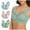 Multicolor#04, variant on purcolt 3 Pack Womens Plus Size Wireless Bras V Mesh Comfortable Bralette Supportive Tshirt Bra No Underwire Seamless Push Up Everyday Bras