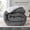 Light Gray/Dark Gray, variant on King Reversible Comforter Duvet Insert Light/Dark Gray Soft Reversible Bedding