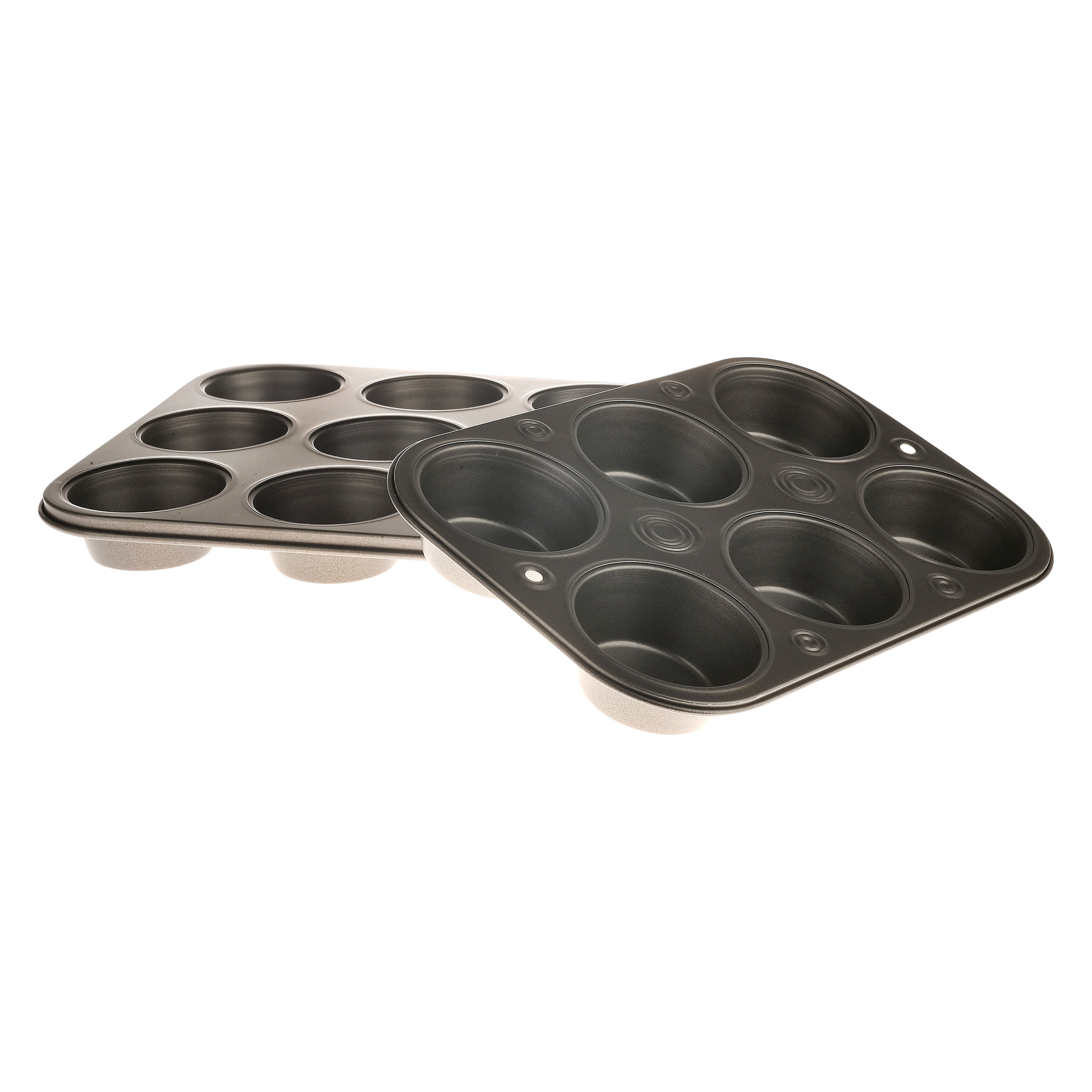 Mainstays Metal Muffin & Cupcake Non-Stick Pans Value Pack, 2 Piece