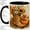 Black, variant on Cowboy Boot Fall Floral Accent Mug, 11oz Ceramic Coffee Cup Ceramic mug featuring cowboy boot with sunflowers, daisies, pumpkins, and autumn leaves